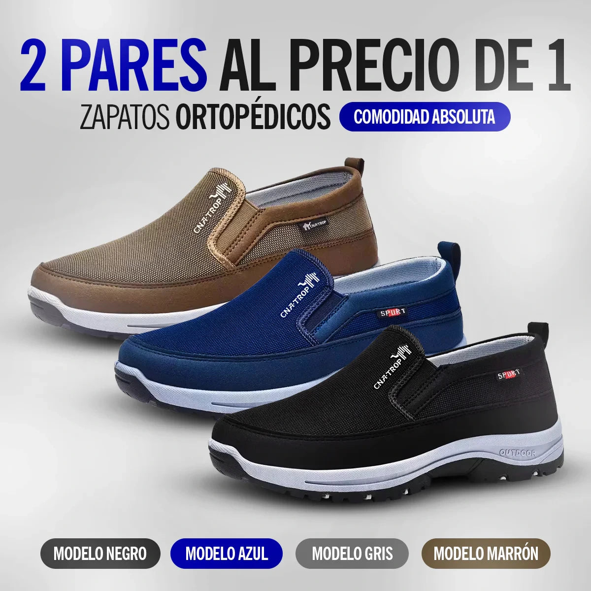 2 PARES AL PRECIO DE 1 – Zapatos Cómodos PasoNube